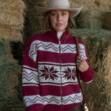 Boone Sweater - Cranberry