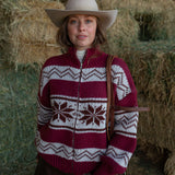 Boone Sweater - Cranberry