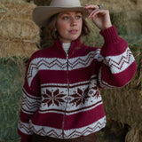 Boone Sweater - Cranberry