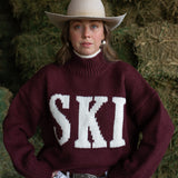 The Slope Sweater - Cranberry