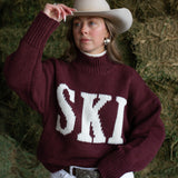 The Slope Sweater - Cranberry