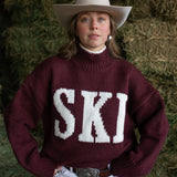 The Slope Sweater - Cranberry