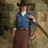 Presley Plaid Skirt