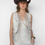 Flora Fringe Vest