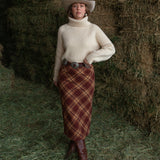 Peyton Plaid Skirt