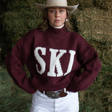 The Slope Sweater - Cranberry