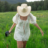 Rae Romper - White
