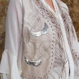 Flora Fringe Vest