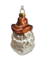 Cowboy Santa Ornament