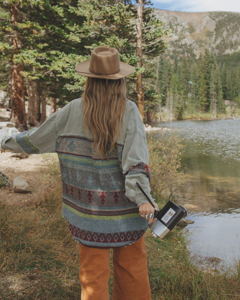 Evergreen Button Down