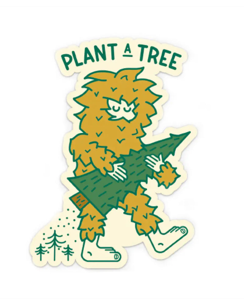 Bigfoot Tree Planter | Sticker